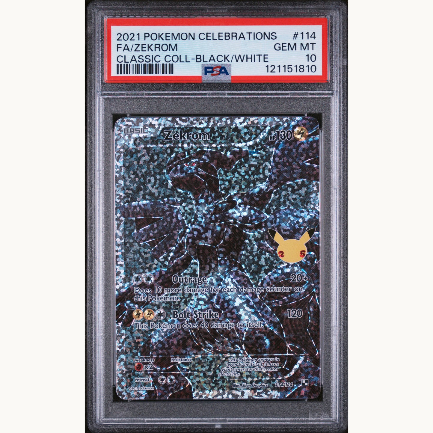 PSA 10 ZEKROM 114 (ENG)