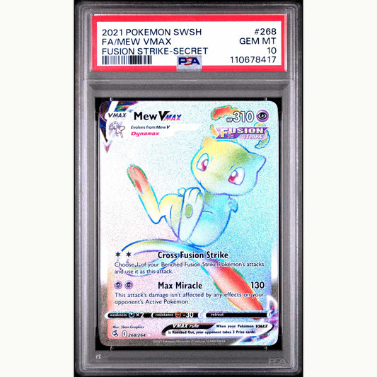 PSA 10 MEW VMAX #268 (ENG)