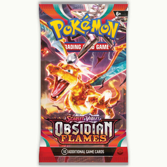 Charizard Artwork of 1 Pokémon Scarlet & Violet Obsidian Flames Boosterpack