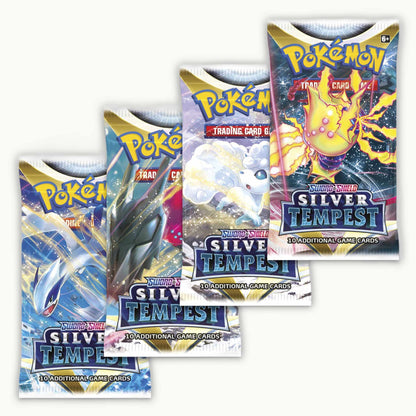 Frontside of Artworkset Pokémon Sword & Shield Silver Tempest Boosterpacks