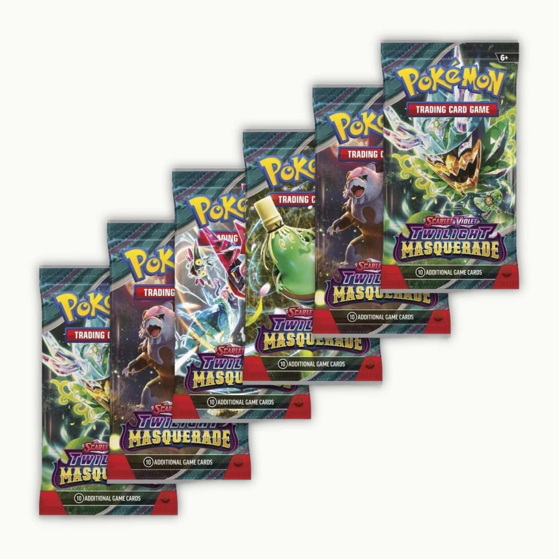 Frontside of Artworkset 6 Scarlet & Violet Twilight Masquerade Boosterpacks