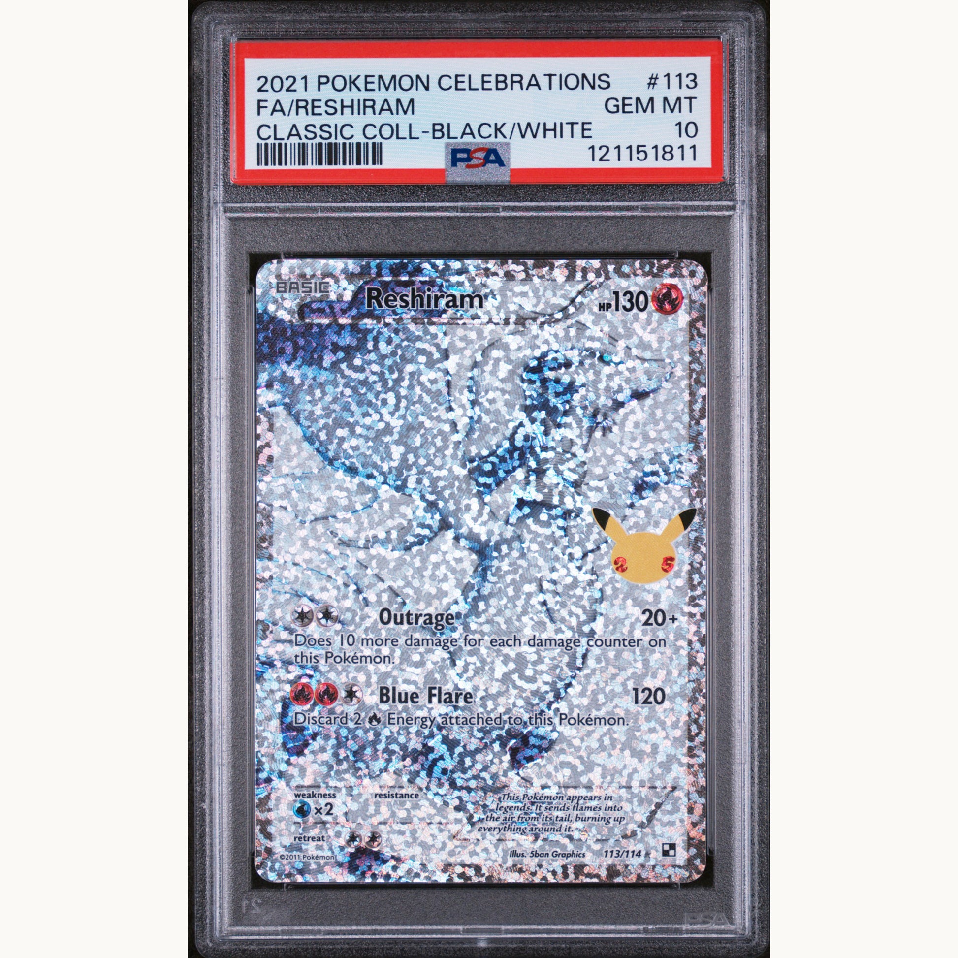 PSA 10 RESHIRAM 113 (ENG)