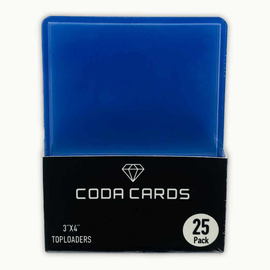 Frontside of Toploaders 25 pieces by Coda Collect