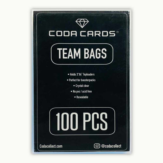 Frontside of Team Bags 100 pieces by Codacollect