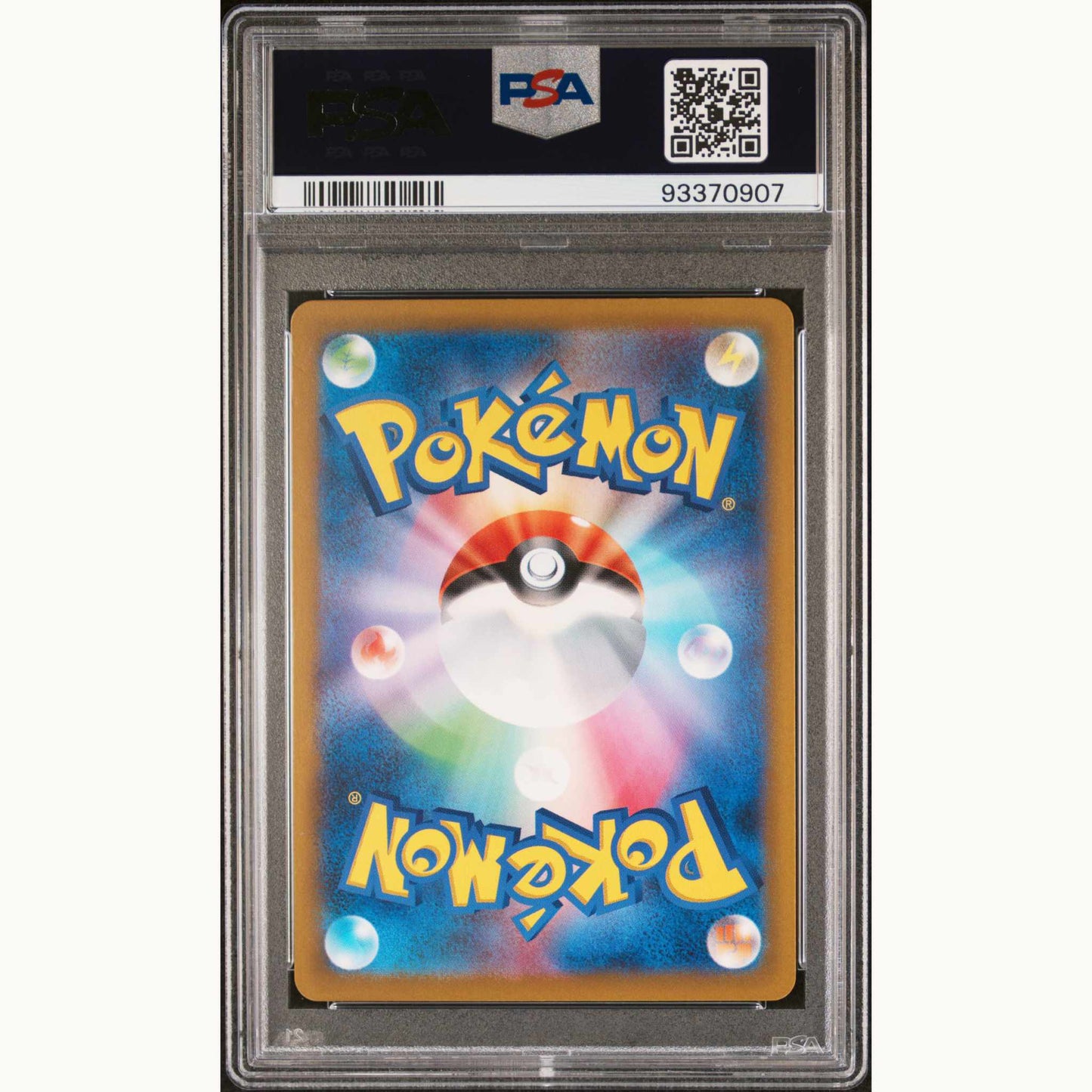 Back side of PSA10 Graded card of Detective Pikachu Japanese Scarlet & Violet 151 #098