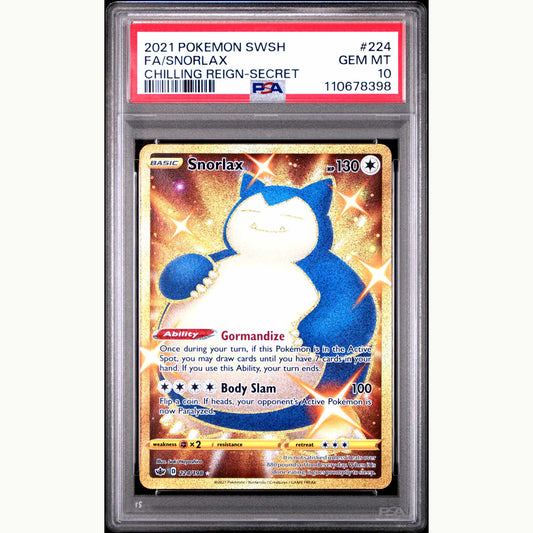 PSA 10 SNORLAX #224 (ENG)