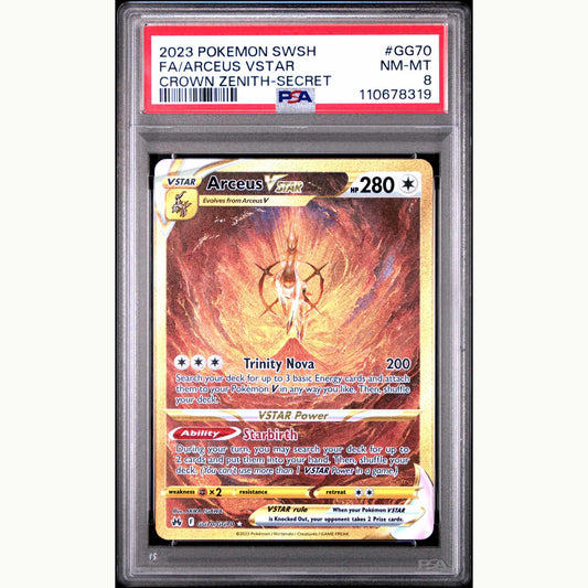 PSA 8 ARCEUS VSTAR #GG70 (ENG)