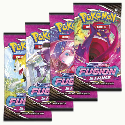 4 Pokémon Sword & Shield Fusion Strike Boosterpacks