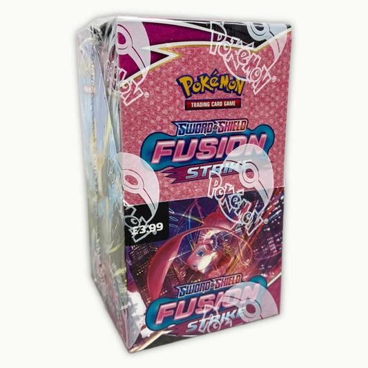 Front side of Pokémon Sword & Shield half booster box