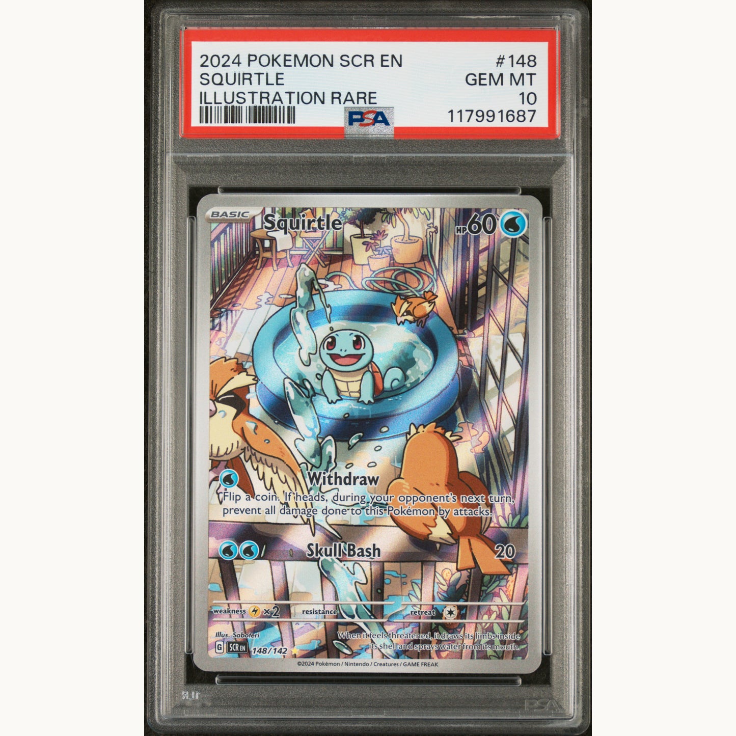 PSA 10 SQUIRTLE 148 (ENG)