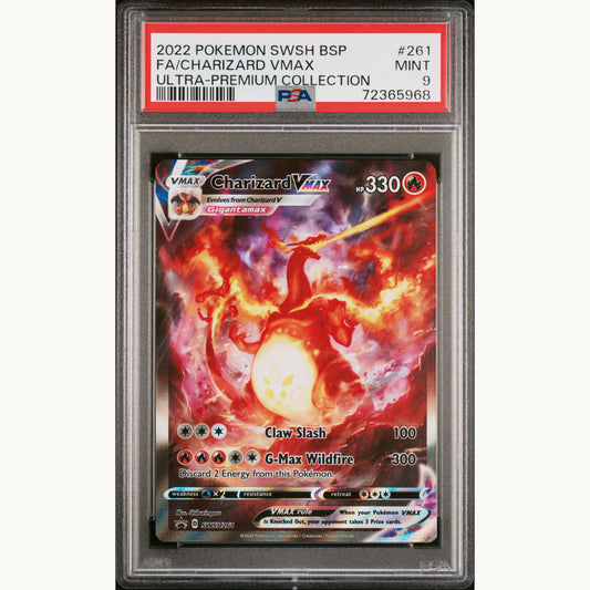 PSA 9 CHARIZARD VMAX #261 BSP (ENG)