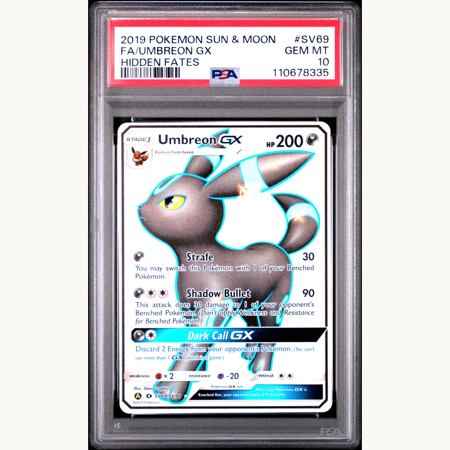 PSA 10 UMBREON SV69 (ENG)