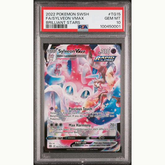 PSA 10 FA Sylveon VMAX #TG15 BRILLIANT STARS (ENG)
