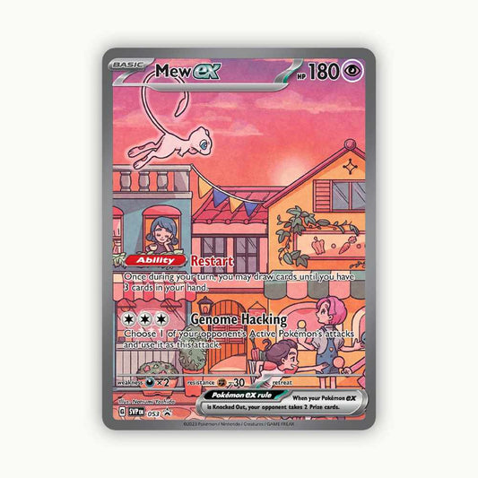 Front side Pokémoncard Mew ex #053