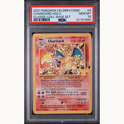 PSA 10 SET: BLASTOISE HOLO 2 / CHARIZARD HOLO 4 / VENUSAUR HOLO 15 (ENG)