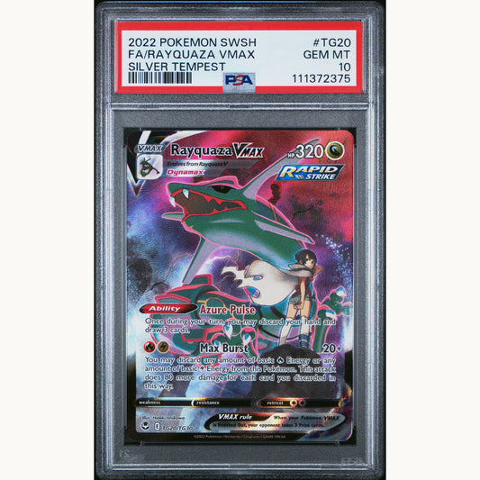 PSA 10 RAYQUAZA #TG20 (ENG)