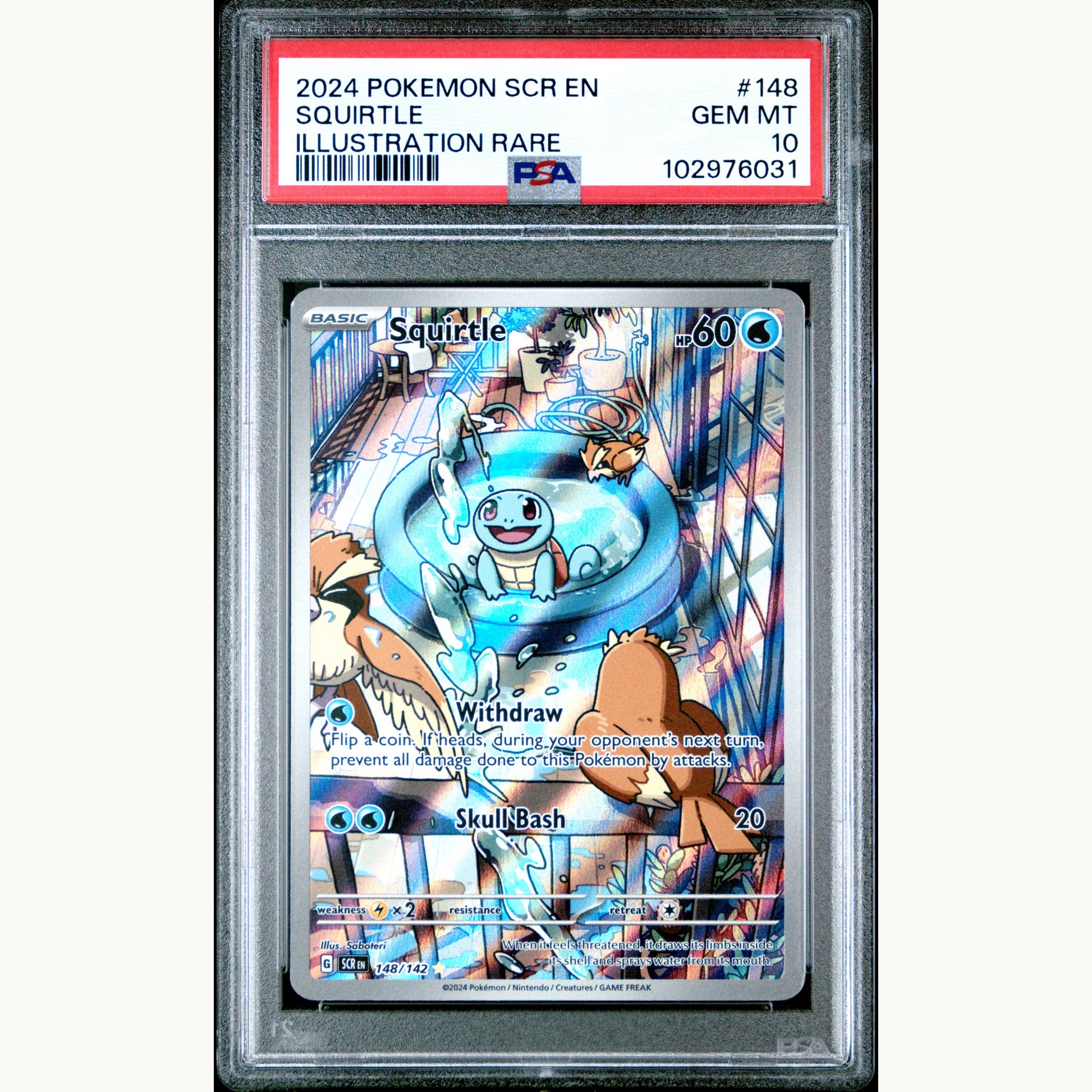 PSA 10 SQUIRTLE 148 (ENG)