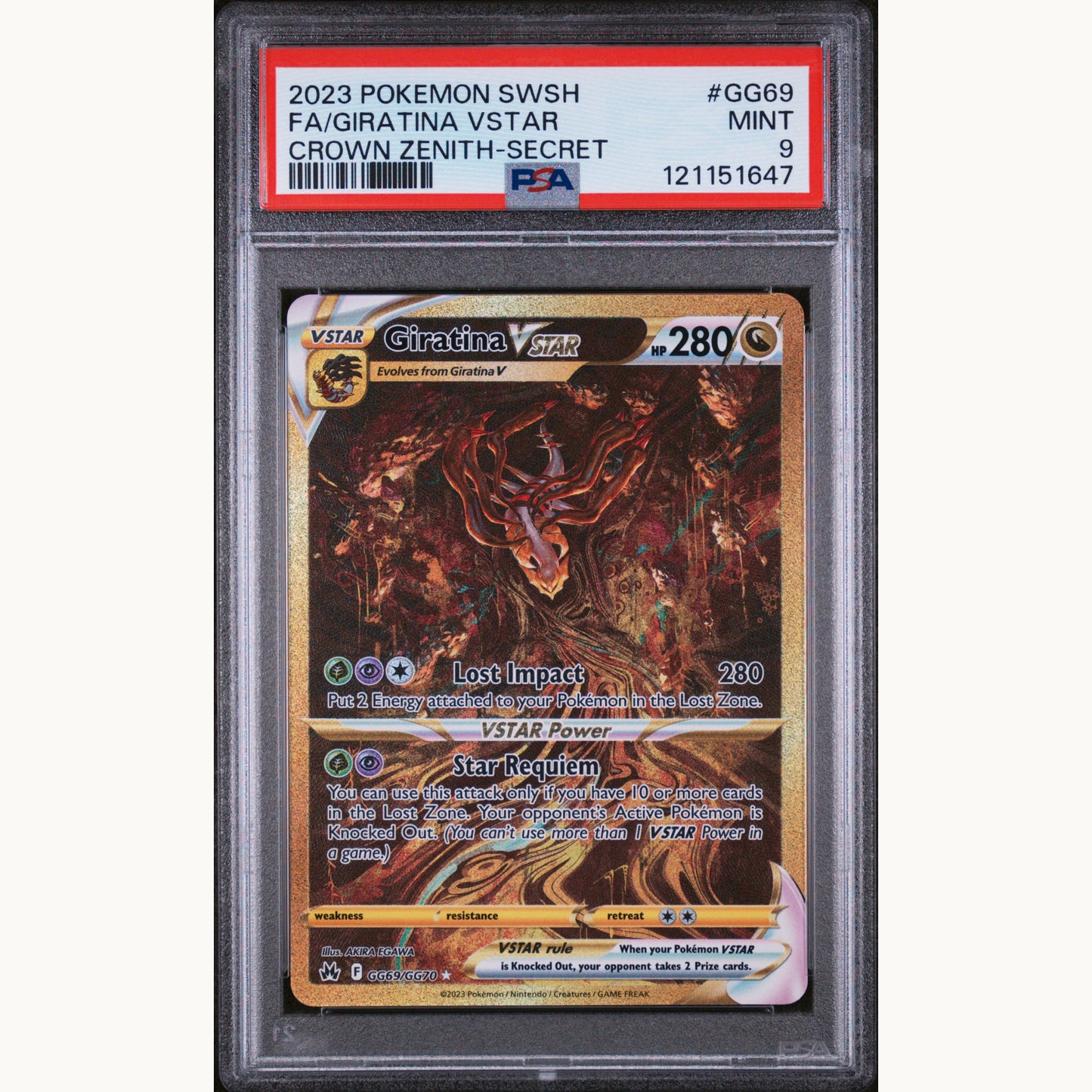 SET: PSA 9 GIRATINA GG69 / ARCEUS GG70 / DIALGA GG68 / PALKIA GG67 (ENG)