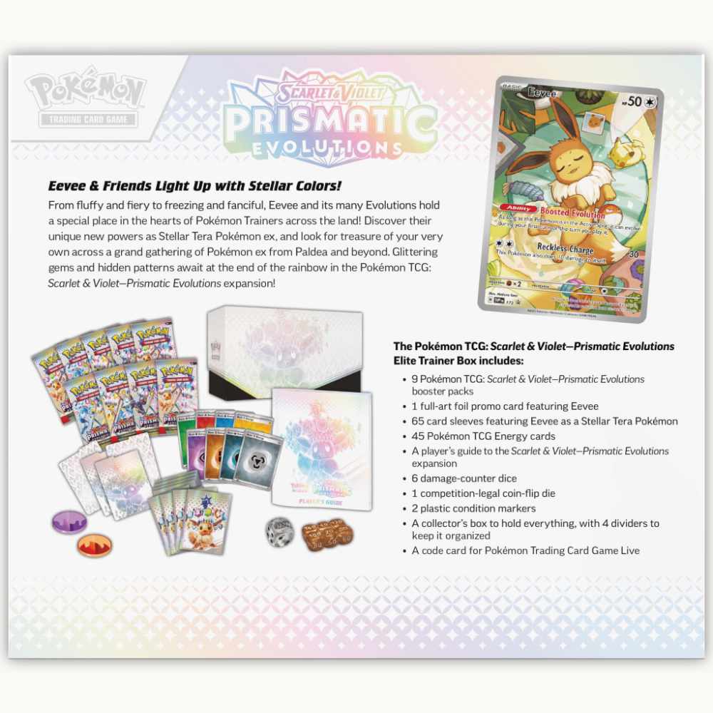 Backside Prismatic Evolutions ETB
