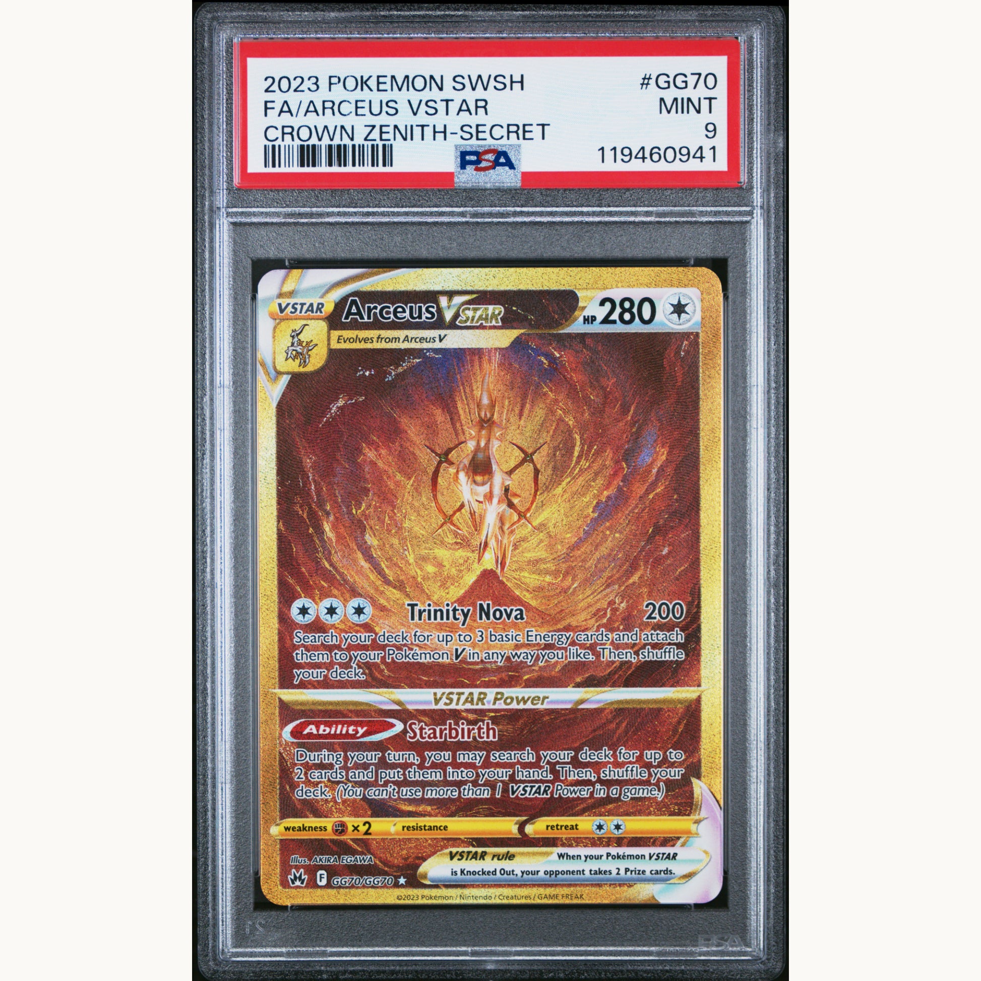 SET: PSA 9 GIRATINA GG69 / ARCEUS GG70 / DIALGA GG68 / PALKIA GG67 (ENG)