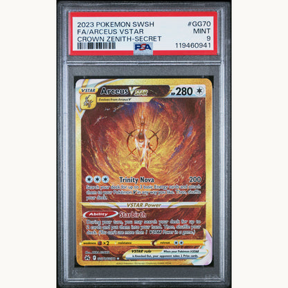 SET: PSA 9 GIRATINA GG69 / ARCEUS GG70 / DIALGA GG68 / PALKIA GG67 (ENG)