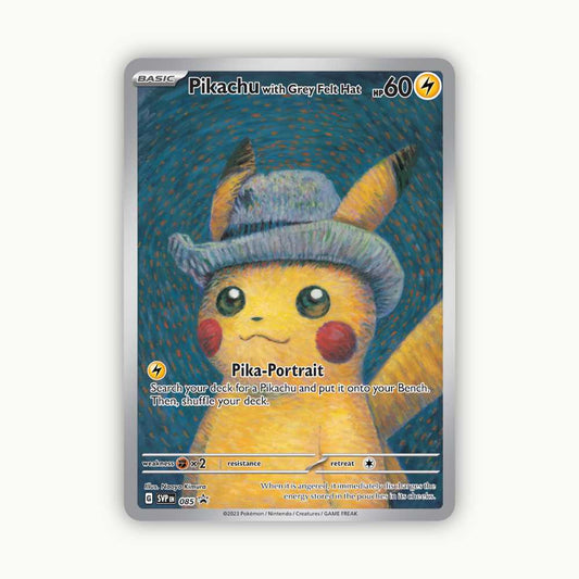 SEALED PIKACHU WITH GREY FELT HAT #085 (ENG)