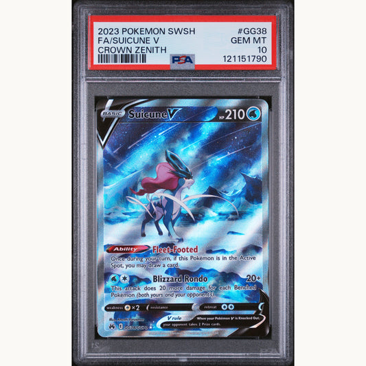 PSA 10 SUICUNE GG38 (ENG)