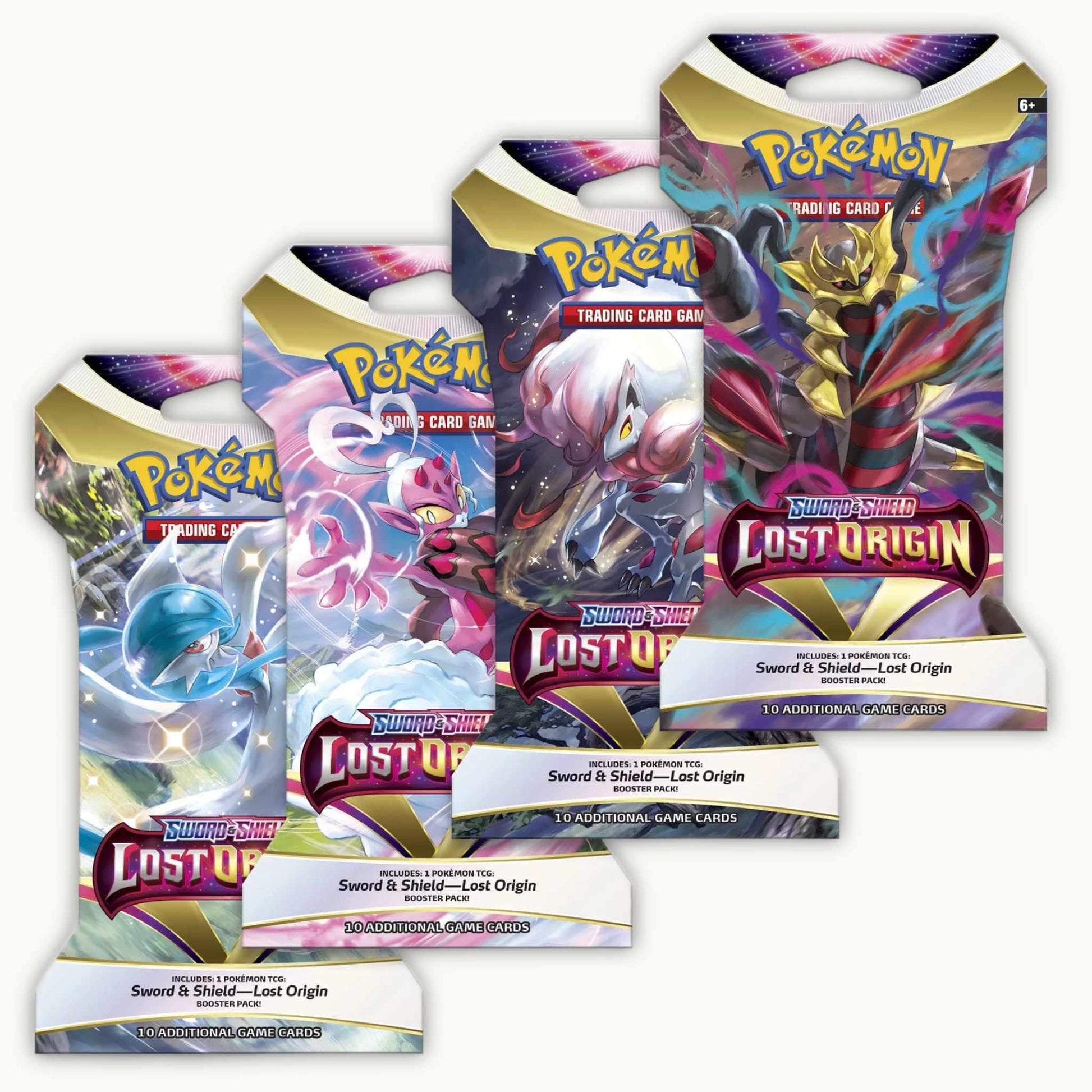 Frontside of Artworkset Sleeved Pokémon Sword & Shield Silver Tempest Boosterpacks