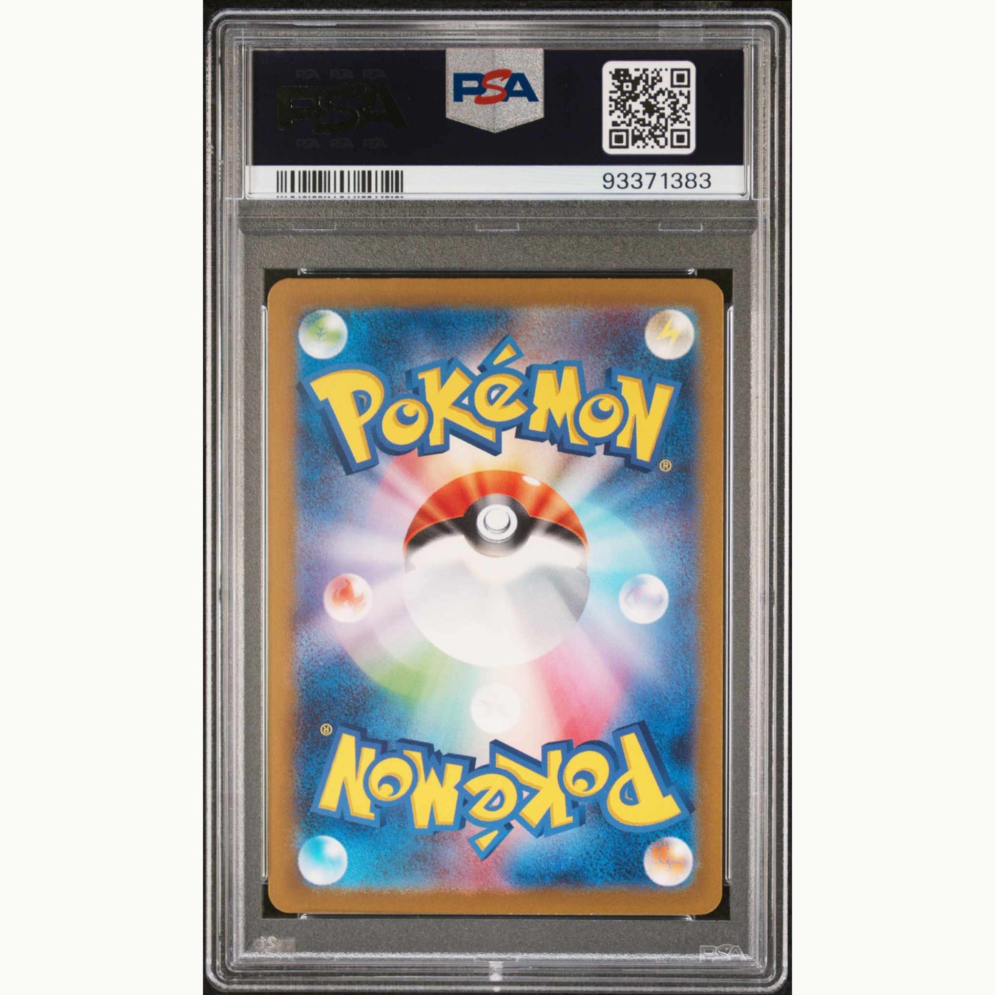 Back side of PSA10 Graded card of Snorlax Art are Japanese Scarlet & Violet 151 #181