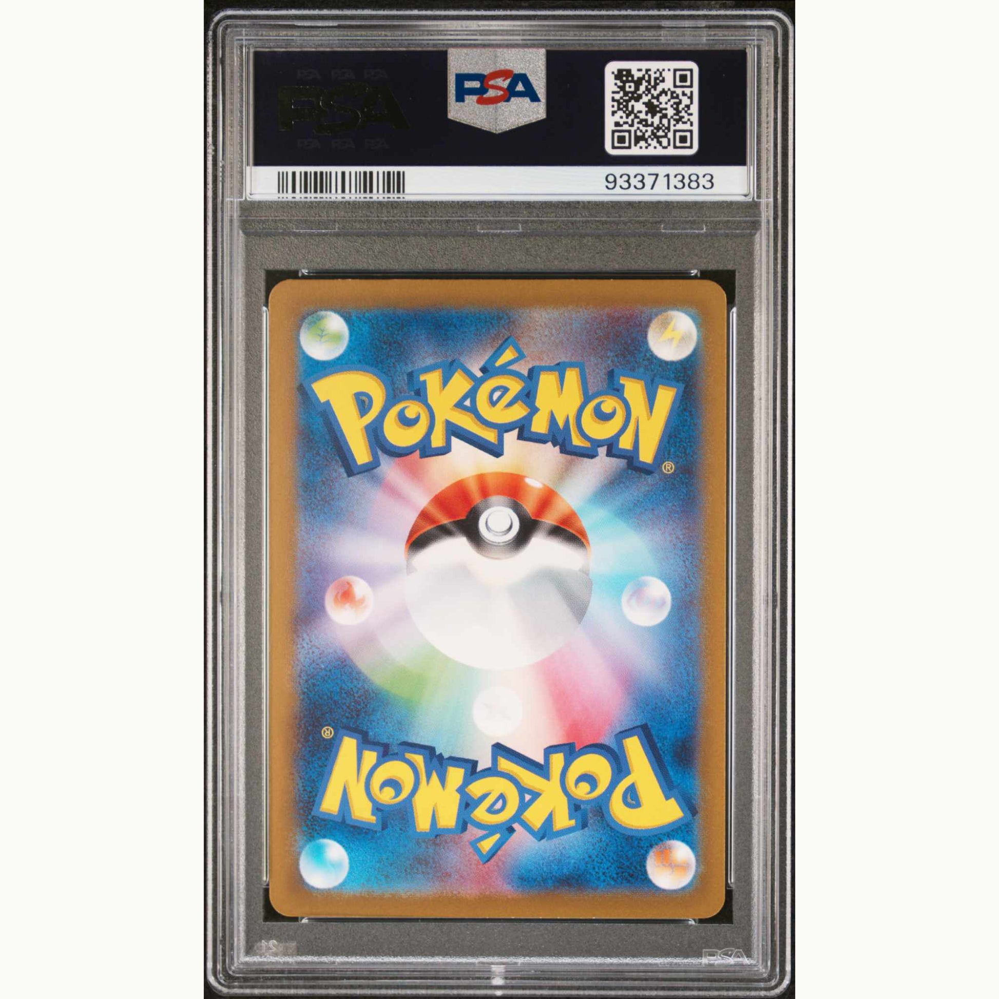 Back side of PSA10 Graded card of Snorlax Art are Japanese Scarlet & Violet 151 #181