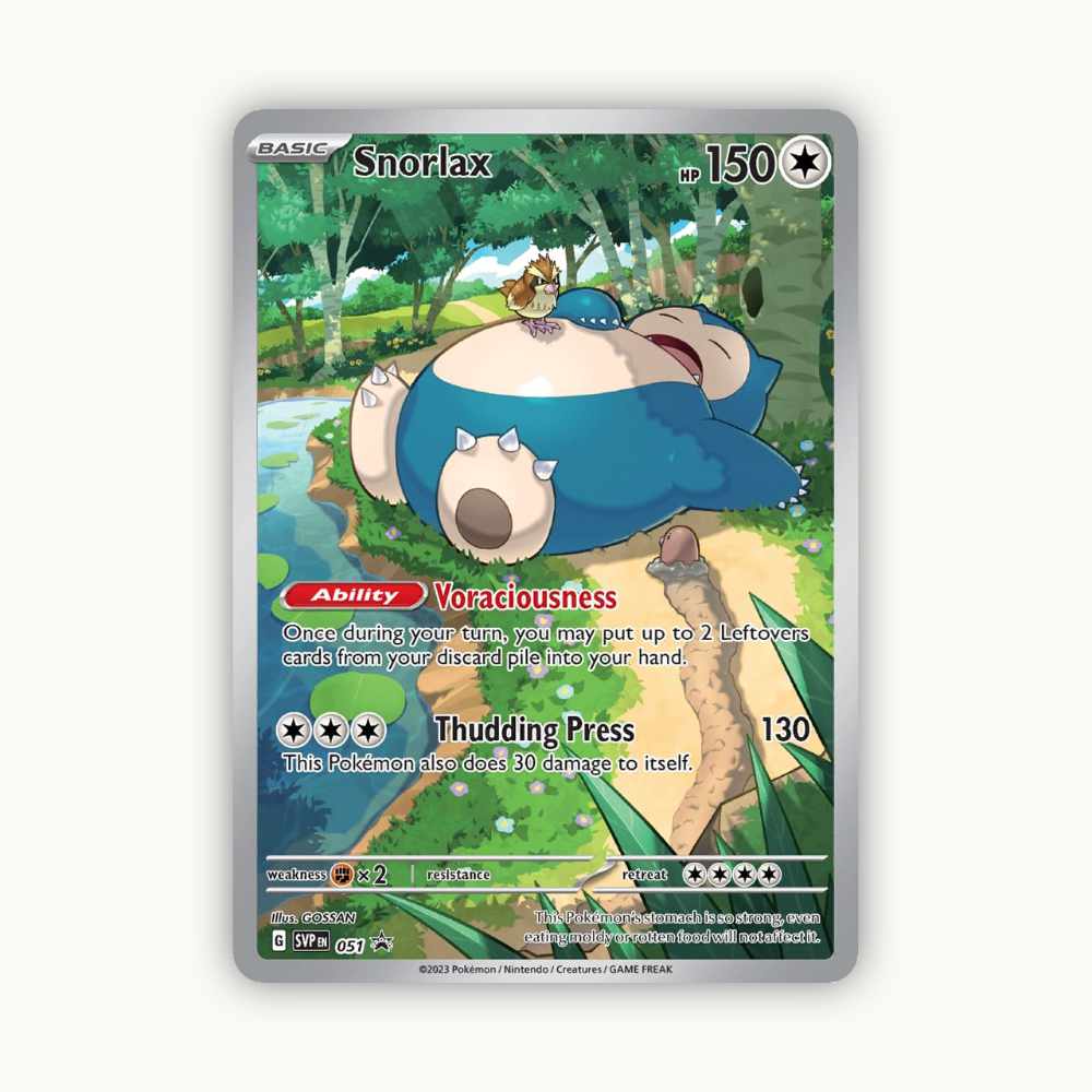 SEALED Snorlax #051 Black Star Promo 151 ETB