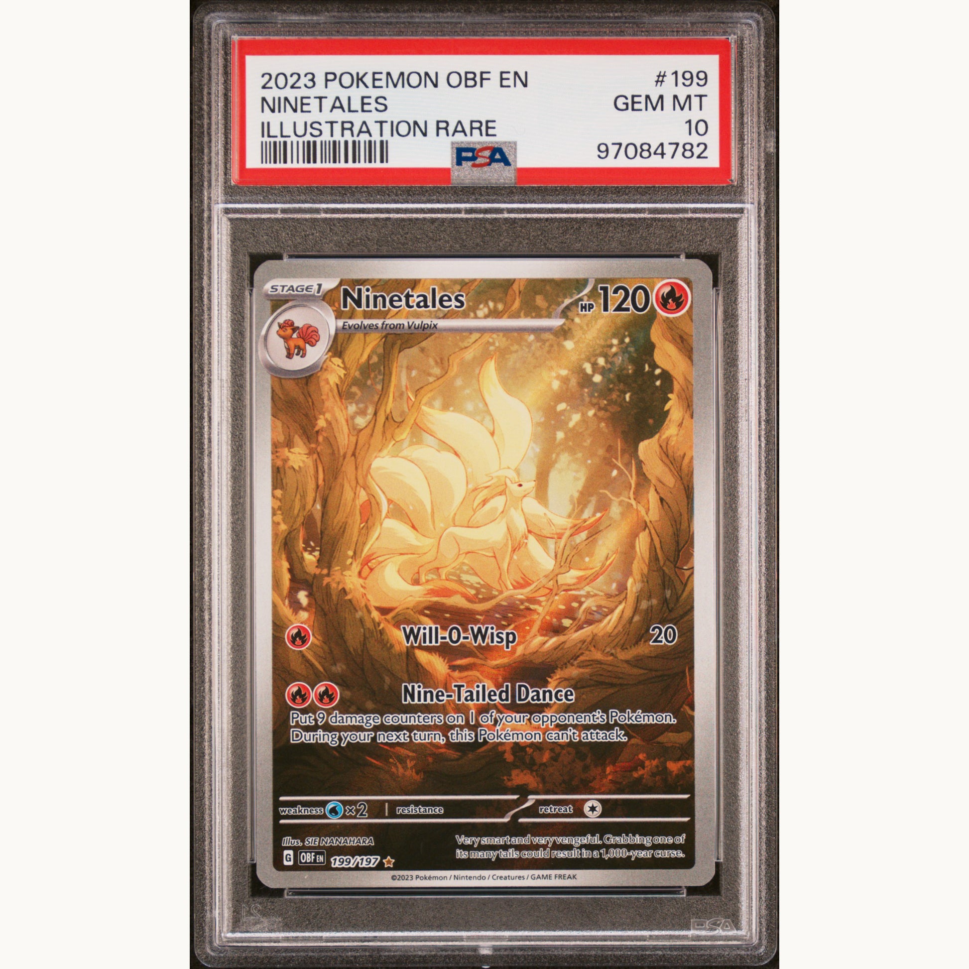PSA 10 NINETALES 199 (ENG)