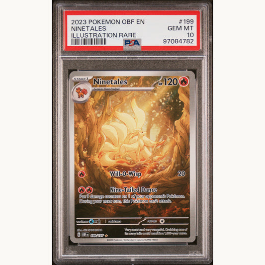 PSA 10 NINETALES 199 (ENG)