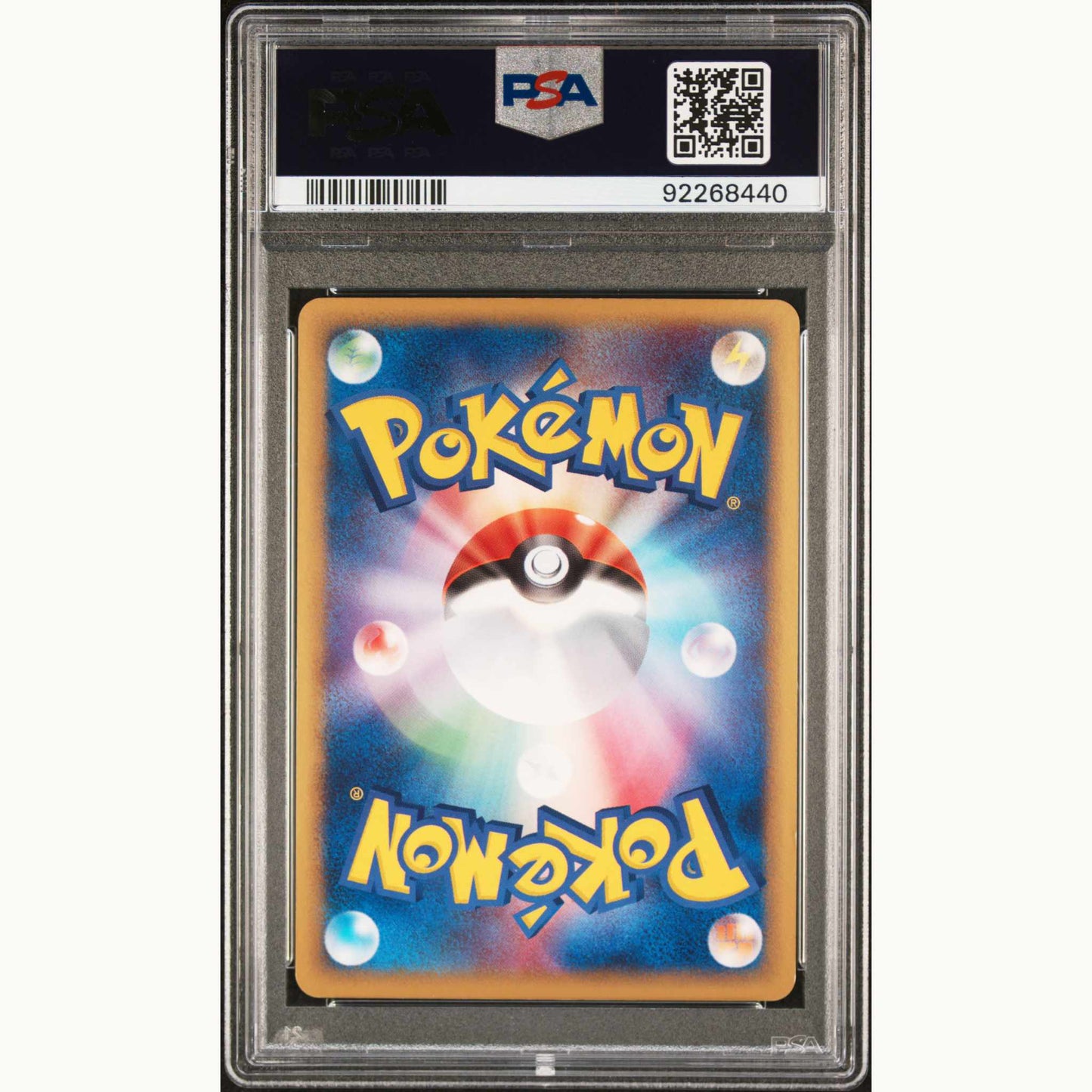 Back side of PSA7 Graded card of Tyranitar ex holo First edition Japanese #093