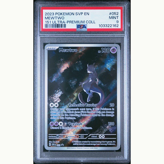 PSA9 Mewtwo #52 151 ULTRA-PREMIUM COLL SVP EN-SV BLACK STAR PROMO