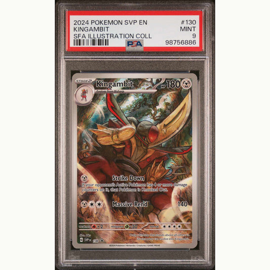 PSA9 Kingambit #130 SFA ILLUSTRATION COLL SVP EN-SV BLACK STAR PROMO