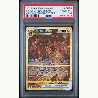 SET: PSA 10 GIRATINA GG69 / ARCEUS GG70 / DIALGA GG68 / PALKIA GG67 (ENG)